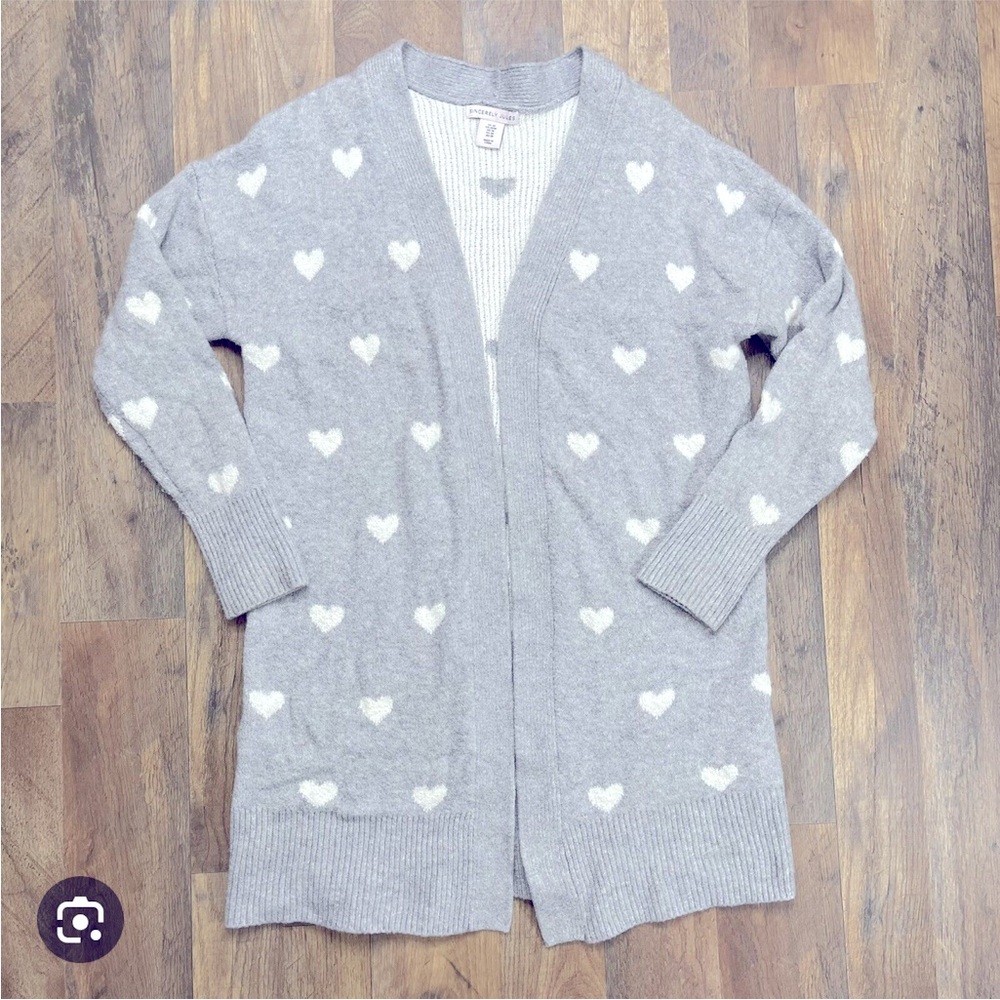 Sincerely Jules grey heart sweater